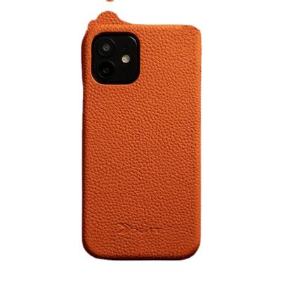 China Phone12 11XSMax8P Shockproof Real Leather Mobile Phone Protection Shell for sale