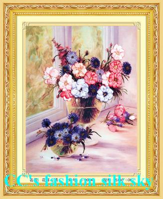 China 2014 new style,silk embroidery,Needlework,DIY DMC Cross stitch,Sets For Embroidery kits,fl for sale