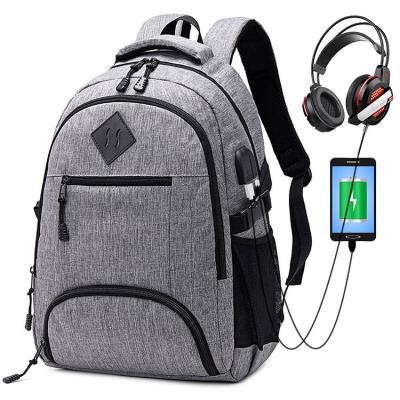 China With USB Fashion Computer Backpack With Left USB Laptop Filling Waterproof Multifunctional Backpack for sale