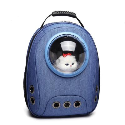 China 2020 Breathable Wholesale Dog Backpack Space Capsule Outdoor Pet Carrier Bag For Dog Cat for sale