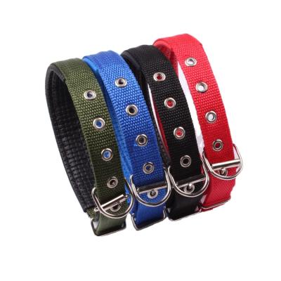 China Sustainable Climbing Rope Martingale Polyester Custom Logo Rolled Dog Collar for sale