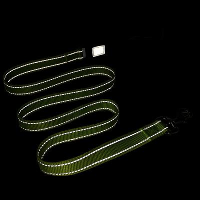 China Wholesale Custom Nylon Padded Reflective Luxury No Pull Rope Dog Training Leash for sale