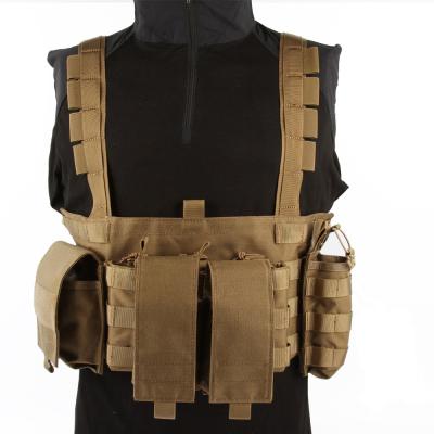 China Rig Tactical Army Combat Military Unloading Vest EV107 Tactical MOLLE Chest Vest for sale