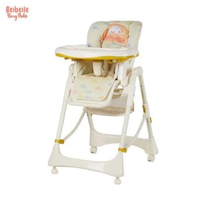 China Beibeile European Standard EN14988 Baby Multifunctional Adjustable Bright High Quality Feeding Chair for sale