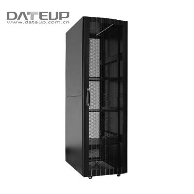 China 19inch Network Equipment Rack Server Rack With Glass Door Telecom Enclosure Stainless Steel Racks for sale