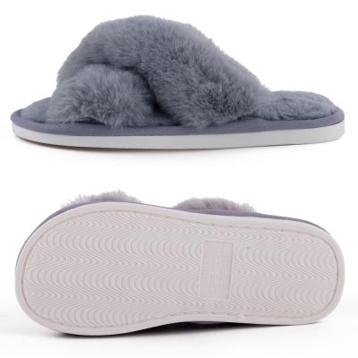 China Fashion Trend Slippers With Logo Custom Outdoor Slippers Furry House Slippers for sale