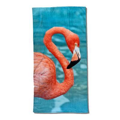 China New Style Compressed 100% Cotton Beach Towel With Digital Fabrics Printing Word Or Logo For Custom Made for sale