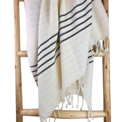 China Sustainable Cotton Beach Towel OEKO TEX Towel Organic Cotton Beach Towel for sale