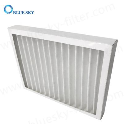 China Hotel Air Purifier Air Filter Paper Frame Cotton Media Replacement For Panel Pre Air Cleaner for sale