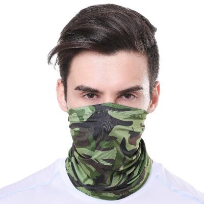 China Headwear Outdoor Sports Running Increasing Rise Sublimation Cooling Crip Black Sports 100% Cotton Kids Camouflage Tube Crop Top Face Head Scarf Seamless Bandanas Men's Neck Cuff for sale