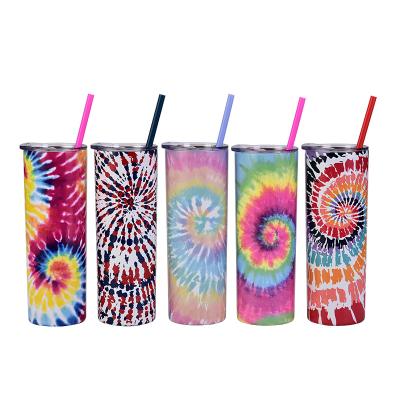 China Luxury Portable Cup Sublimation Morden Insulation 650ml Stainless Steel Tube Straight Slimming Mug for sale