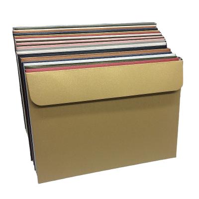 China Simple Type Eco - Friendly Custom Envelope Printing Colorful Pearl Paper Wedding Envelope for sale