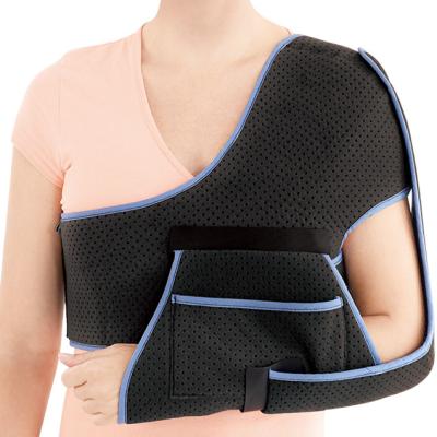 China Breathable VELPEAU Shoulder Cuff Rotator Cut Arm Home Brace Immobilizer for Rheumatoid Disease Rehabilitation for sale