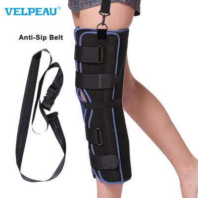 China VELPEAU Medical Knee Splint Knee Splint Comfortable Patellar Dislocation Support Support Recovery Three Piece Brace for Postoperative for sale