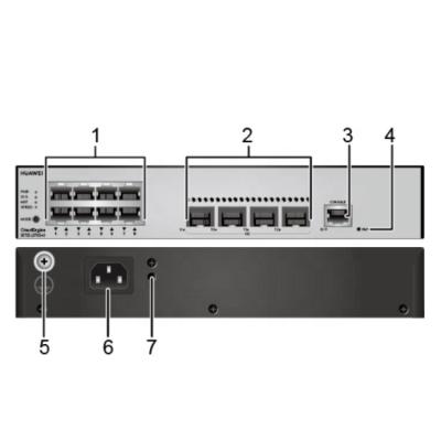 中国 S5735-L8T4S-A1 ギガビット イーサネット Nic カード 8x 10 100 1000Base-T 4 ギガビット SFP 販売のため