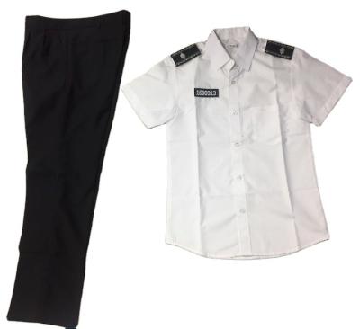 China Breathable Cotton Anti-Wrinkle Pilot Shirt Aviation Workwear , Shorts Sleeve Other Uniforms for sale