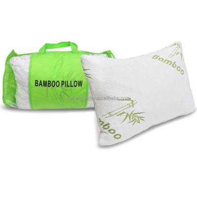 China Anti-Apnea Memory Foam Adjustable Shredded Bamboo Pillow for sale