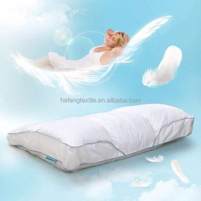 China Anti-Apnea STITCHED LOW PILLOW 100% MICROFIBER AND FEATHER PILLOW for sale