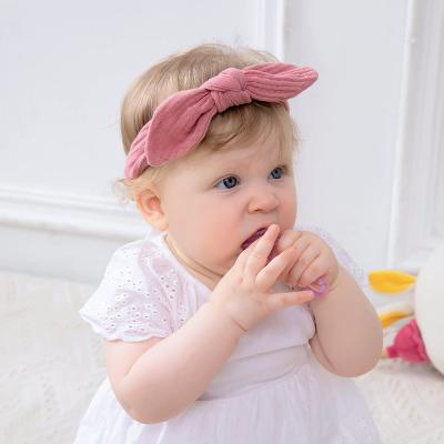 China Fashion 20 Colors Factory Direct Infant Baby Headband And Hair Bows Hair Accessories for sale