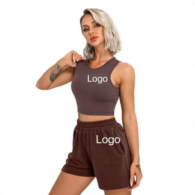 China New Fashion QUICK DRY Women Beach Top Breathable Gym Fabric Spandex Yoga Tops Ladies Fitness Women 2 Piece Pants for sale