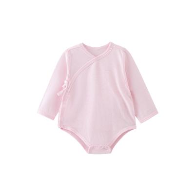 China China Wholesale Cozy Customized Long Sleeve Baby Bamboo Newborn Bodysuit Organic Cotton Unisex Clothing for sale