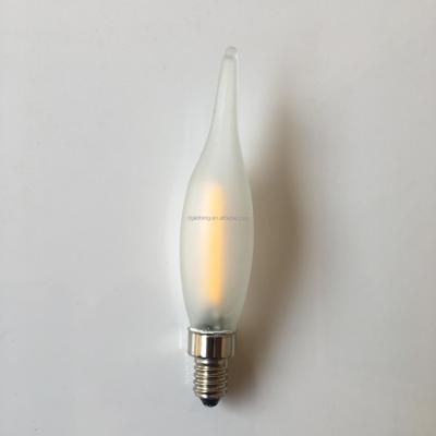 China LANDSCAPE C20 Candle Bulb E10 Base 2W Dimmable LED Filament Bulb for sale