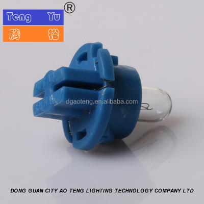 China Auto automotive miniature indicator light bulb T5 B10D/T3/T4 dashboard bulb instrument bulb T5 B10D for sale