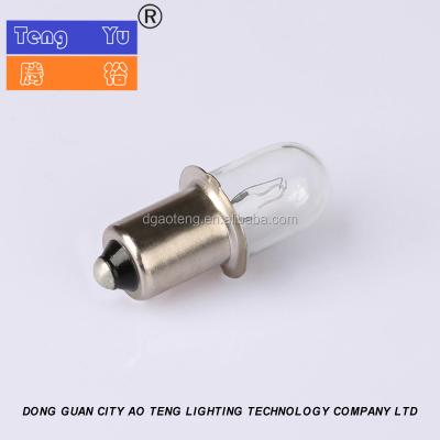 China Copper Nickel Plating XPR18 - Miniature Xenon Indicator Bulb - 18 Volt - 0.6 Amp - B3-1/2 Bulb - SC Mini Flange Base for sale