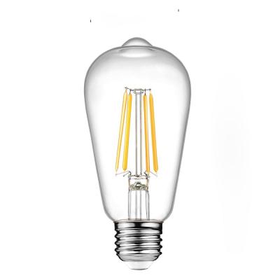 China Low Consumption E26 ST64 LED 2-8W Dimmable Decorative Light Bulbs for sale