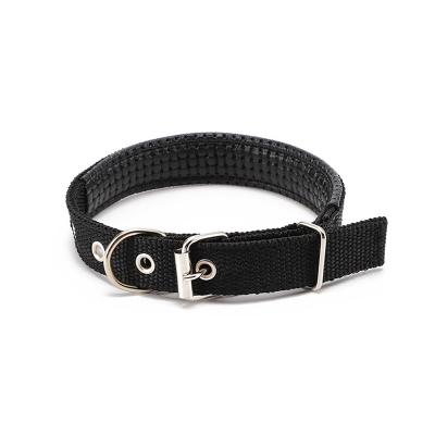 China Luxury Pets Stocked Nylon Customized Dog Collar With Metal Buckle for sale