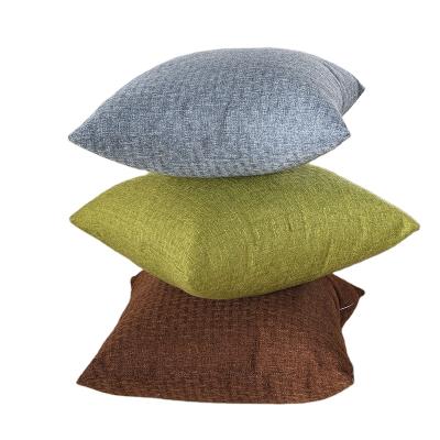 China Latest Solid Indoor Anti-static Single Used Wholesale Cushion Covers Home Decorative Single Pillow Linen Covers for sale