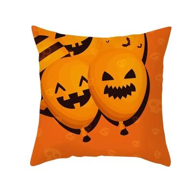 China Office Home Anti-Static Covering Tiles Sofa Pillow Halloween Single Velvet Cushion Covers Custom Printing for sale