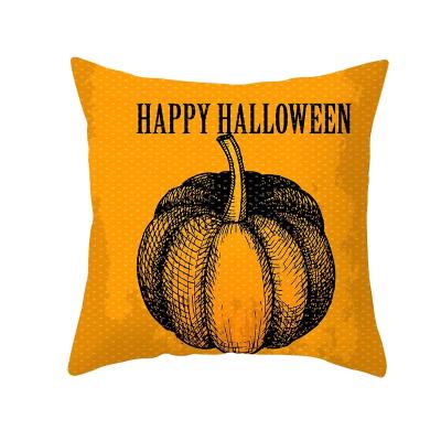 China Custom Printing Plain Velvet Pillow Halloween Plaid Cushions Covering Anti-Static Office Desk For Home Decor for sale