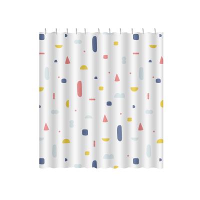 China Factory Insulated Ready Made Printing Shower Curtains Waterproof Curtains for sale