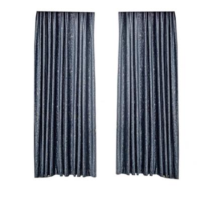 China Blackout Curtain Design For Bedroom Luxury Gold European Elegant Velvet Heavy Blackout Curtains for sale