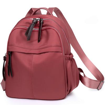 China Hot Selling Zipper Backpack Ladies Nylon Multi Pocket Waterproof Unisex Waterproof Anti Theft Anti Theft Backpack for sale