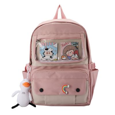 China High Quality Waterproof Schoolbag Waterproof Cartoon Student Girl Cute School Backpack for sale