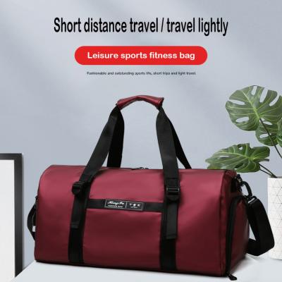 China Hot Selling Fashion Large Capacity Travel Lightweight Bag With Shoe Compartment Sports Fitness Bag for sale