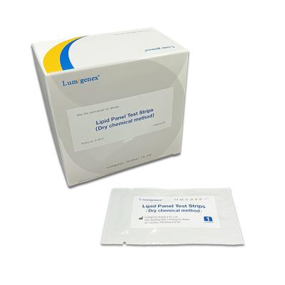 China Box Storage Lipid Panel Test Strips For Professional And Home Test Rapid Test for sale