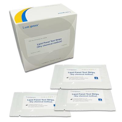 China Lipid Panel Test Strips Dislipidemia Detection CE Registered CFDA Certificate for sale