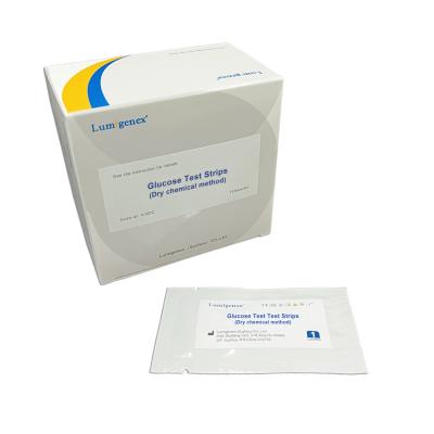 China Blood Glucose Rapid Diabetes Detection Test Dry Chemical Method CE Certified for sale