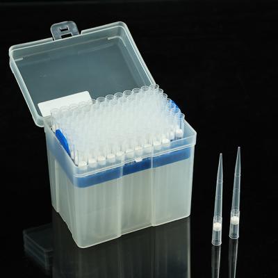 China 1250ul White Disposable Pipette Tips Low Adsorption For Gilson Pipette for sale