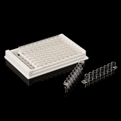 China Detachable PCR Consumables PP 96 Well Elisa Plate For Laboratory for sale