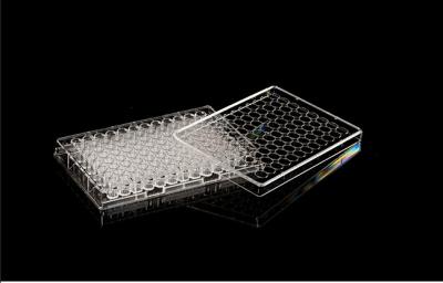 China PS PCR Consumables TC Treated 96 Well Tissue Culture Plate For Lab for sale