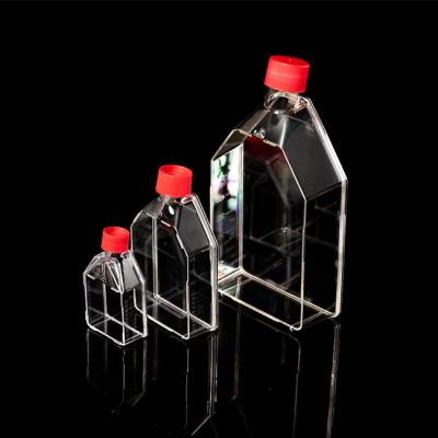 China Disposable Sterile PCR Consumables 25cm2 Tissue Culture Flask for sale