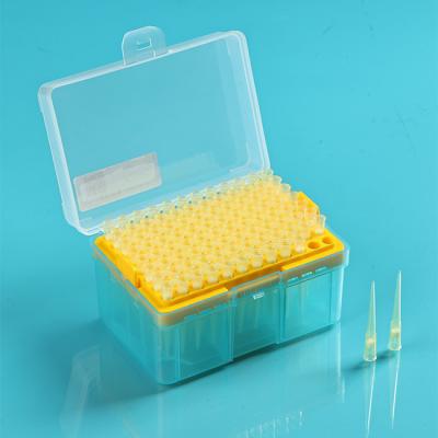 China CE-wegwerppipettips, 200ul-filterpipettips met rek Te koop