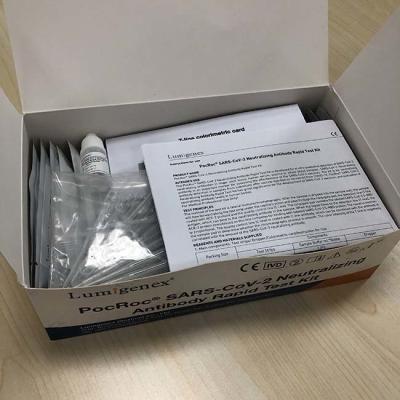 China 15 min neutraliserende antilichaam sneltestkit, CE-in-vitro-diagnostische kits Te koop