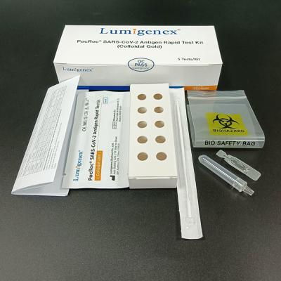 China 20mins Rapid Antigen Detection Kit , 25 Pcs Antigen Test Set for sale