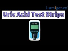 Clinical Chemical Uric Acid Test Strips Rapid Detect Blood / Urine Sample