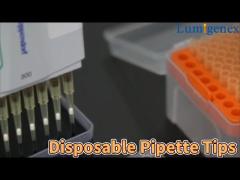 Medical Disposable Pipette Tips Clear 20 / 30ul Polypropylene Plastic Flexible